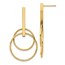 14K Polished Post Dangle Earrings - 45.7 mm