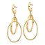 14K Polished Post Dangle Earrings - 45 mm