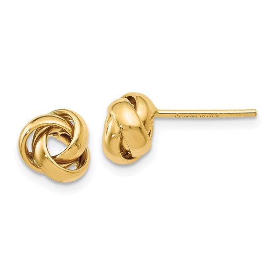 14K Polished Post Earrings - 8 mm 14K Polished Post Earrings - 8 mm