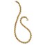 14K Polished Rolo Link Necklace - 18 in.