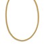 14K Polished Textured Mesh w/ .75in ext. Necklace - 18.5 in.
