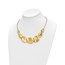 14K Polished Textured w/ 2in ext Necklace - 18.5 in.