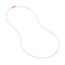 14K Rose Gold 0.55 mm Box Chain w/ Lobster Clasp - 18 in.