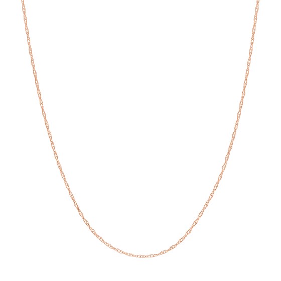 14K Rose Gold 0.6 mm Replacement Rope Chain - 18 in.