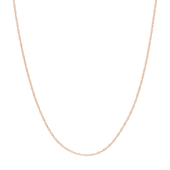 14K Rose Gold 0.6 mm Replacement Rope Chain - 18 in. 14K Rose Gold 0.6 mm Replacement Rope Chain - 18 in.