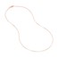14K Rose Gold 0.66 mm Box Chain w/ Lobster Clasp - 20 in.