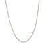 14k Rose Gold 1.0 mm Box Link Chain Necklace - 18 in.