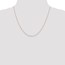14k Rose Gold 1.0 mm Cable Chain Necklace - 20 in.