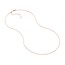 14K Rose Gold 1.02mm Polished Wheat Chain - 22 in.