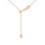 14K Rose Gold 1.02mm Polished Wheat Chain - 22 in.