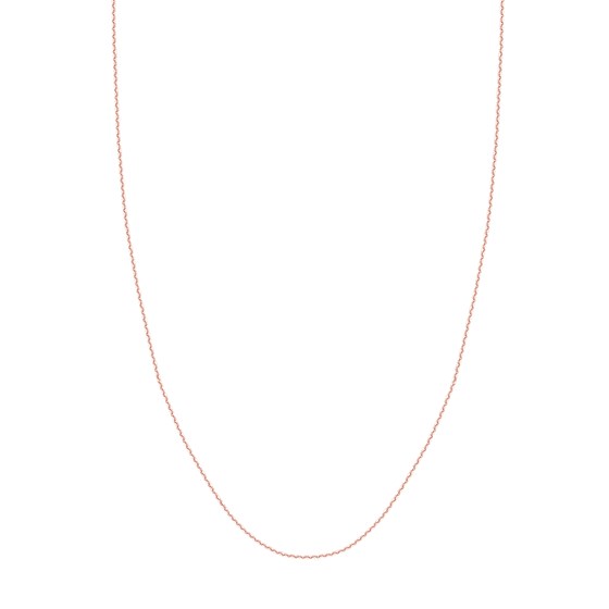 14K Rose Gold 1.05 mm Cable Chain w/ Lobster Clasp - 16 in.