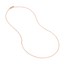 14K Rose Gold 1.05 mm Cable Chain w/ Lobster Clasp - 18 in.
