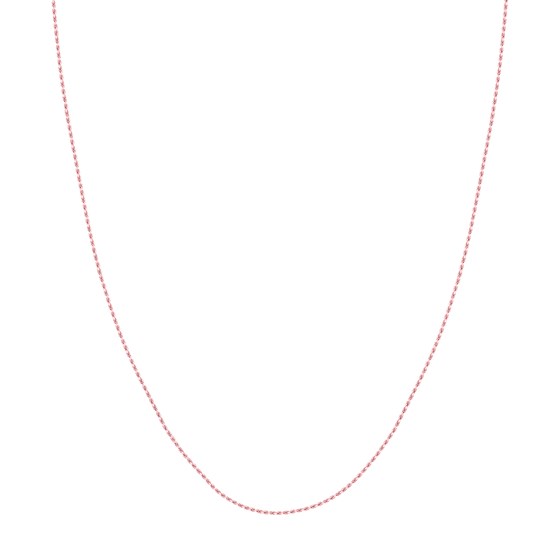 14K Rose Gold 1.05 mm Rope Chain w/ Lobster Clasp - 18 in. 14K Rose Gold 1.05 mm Rope Chain w/ Lobster Clasp - 18 in.