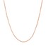 14K Rose Gold 1.05mm Diamond cut Cable Chain - 18 in.