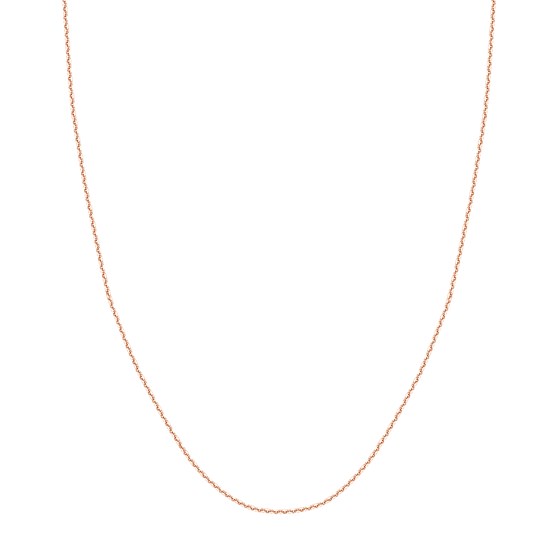 14K Rose Gold 1.15 mm Cable Chain w/ Lobster Clasp - 20 in. 14K Rose Gold 1.15 mm Cable Chain w/ Lobster Clasp - 20 in.