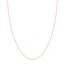 14K Rose Gold 1.15 mm Cable Chain w/ Lobster Clasp - 24 in.