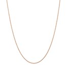 14k Rose Gold 1.15 mm Cable Rope Chain - 18 in.