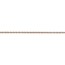 14k Rose Gold 1.15 mm Carded Cable Rope Chain Necklace - 18 in.