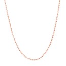 14K Rose Gold 1.2 mm Bead Chain w/ Lobster Clasp - 16 in.
