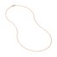 14K Rose Gold 1.2 mm Bead Chain w/ Lobster Clasp - 20 in.