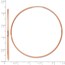 14k Rose Gold 1.2mm Polished Endless Hoop Earrings - 52.5 mm