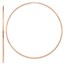 14k Rose Gold 1.2mm Polished Endless Hoop Earrings - 61.75 mm