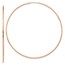 14k Rose Gold 1.2mm Polished Endless Hoop Earrings - 62 mm