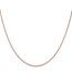 14k Rose Gold 1.4 mm Diamond Cut Cable Chain - 22 in.