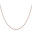 14k Rose Gold 1.4 mm Diamond-cut Cable Chain Necklace - 16 in.