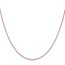 14k Rose Gold 1.4 mm Diamond-cut Cable Chain Necklace - 20 in.