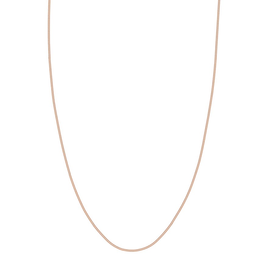 14K Rose Gold 1.4 mm Snake Chain w/ Lobster Clasp - 16 in.