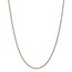 14k Rose Gold 1.40 mm Spiga Chain Necklace - 18 in.