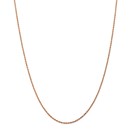14k Rose Gold 1.5 mm Diamond Cut Rope Chain - 18 in.