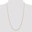14k Rose Gold 1.5 mm Diamond Cut Rope Chain - 18 in.