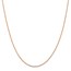 14K Rose Gold 1.50mm D/C Rope with Lobster Clasp Chain - 18 in.