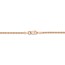 14K Rose Gold 1.50mm D/C Rope with Lobster Clasp Chain - 18 in.