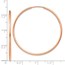 14k Rose Gold 1.5mm Polished Endless Hoop Earrings - 40 mm