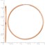 14k Rose Gold 1.5mm Polished Endless Hoop Earrings - 52 mm