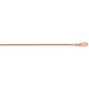 14k Rose Gold 1.65 mm Solid Diamond Cut Cable Chain - 16 in.