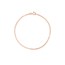 14K Rose Gold 1.95 mm Open Curb Chain Bracelet - 7.25 in.