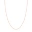 14K Rose Gold 1 mm Snake Chain w/ Lobster Clasp - 16 in.