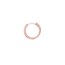 14K Rose Gold 10 mm Square Wire Huggie Earrings