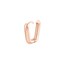 14K Rose Gold 10 x 15 mm Oblong Polished Hoops