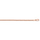 14k Rose Gold 2.00 mm Solid Polished Spiga Chain - 30 in.