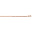 14k Rose Gold 2.00 mm Solid Polished Spiga Chain - 30 in.