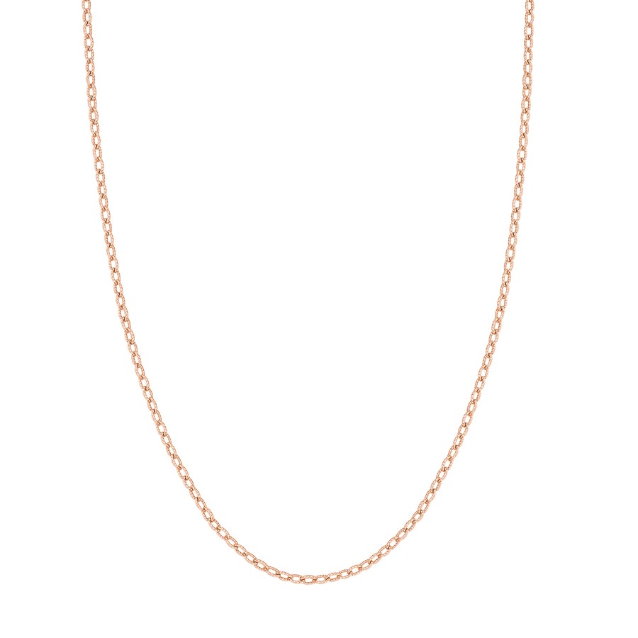 14K Rose Gold 2.15 mm Rolo Chain w/ Lobster Clasp - 16 in.