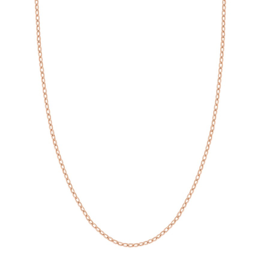 14K Rose Gold 2.15 mm Rolo Chain w/ Lobster Clasp - 18 in.