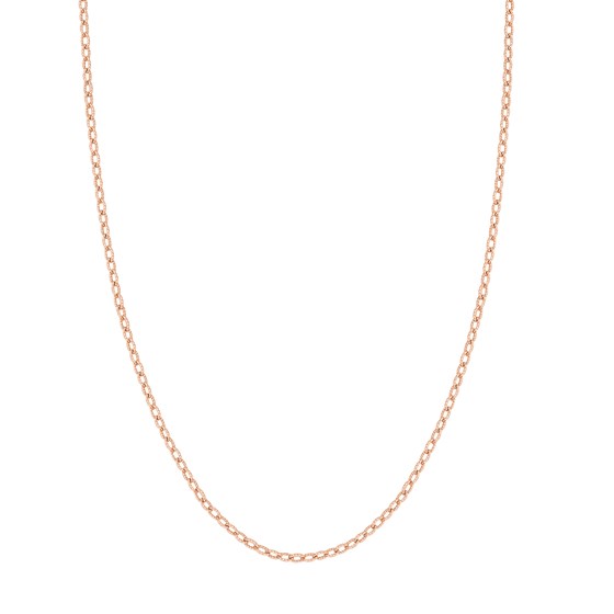 14K Rose Gold 2.15 mm Rolo Chain w/ Lobster Clasp - 18 in. 14K Rose Gold 2.15 mm Rolo Chain w/ Lobster Clasp - 18 in.