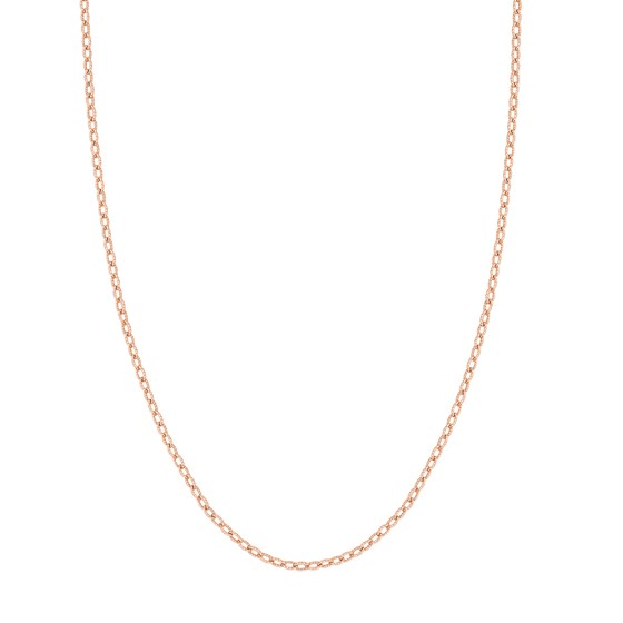 14K Rose Gold 2.15 mm Rolo Chain w/ Lobster Clasp - 20 in.