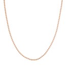 14K Rose Gold 2.5 mm Bead Chain w/ Lobster Clasp - 20 in.